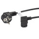 Kabel zasilający CEE CA-C13C-12CC-0030-BK 
