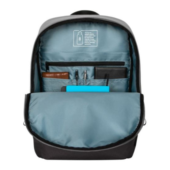 Plecak 16 cali Sagano EcoSmart Commuter czarno-zielony