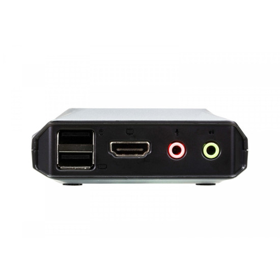 !2-port USB 4K HDMI KVM Switch with Remote 