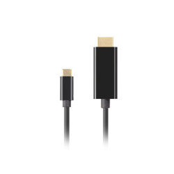 Kabel USB-C(M)-> HDMI(M)1M 4K 60HZ czarny