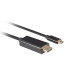 Kabel USB-C(M)-> HDMI(M)1M 4K 60HZ czarny