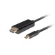 Kabel USB-C(M)->HDMI(M) 4K 60HZ 3M czarny 