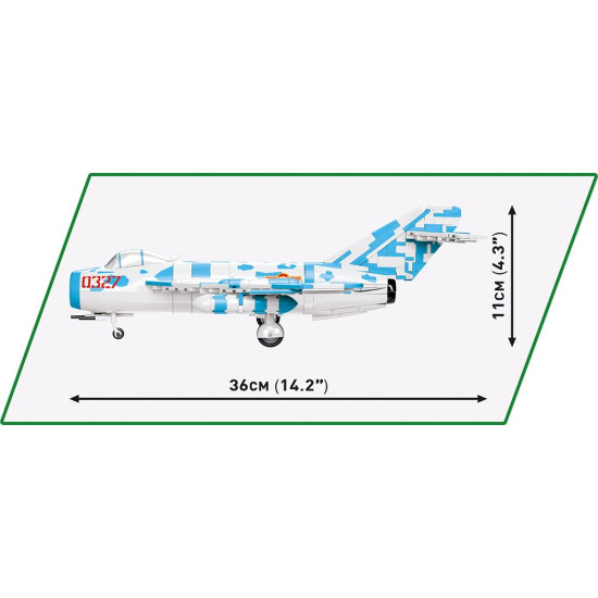 Klocki Historicall Collection Vietnam War MIG17 Nato Code Fresco