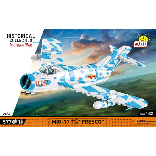Klocki Historicall Collection Vietnam War MIG17 Nato Code Fresco