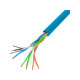 Kabel UTP Kat.5E CU 305 m drut FLUKE niebieski LCU5-12CU-0305-B