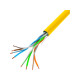 Kabel UTP Kat.5E CU 305 m drut FLUKE żółty LCU5-12CU-0305-Y