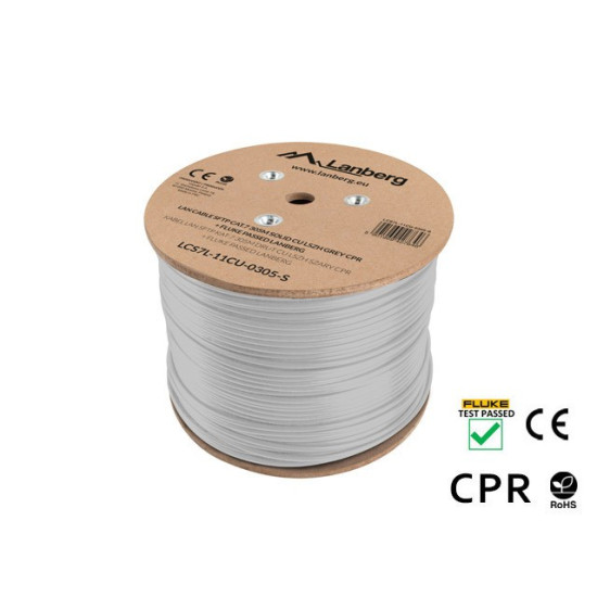Kabel SFTP kat.7 CU305m drut   LCS7L-11CU-0305-S