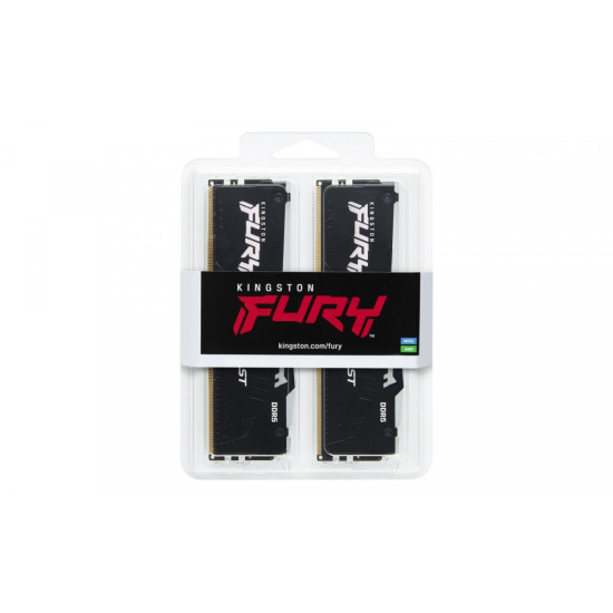 Pamięć DDR5 Fury Beast RGB 32GB(2*16GB)/5600 CL36 czarna EXPO