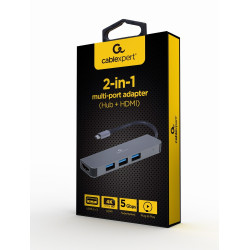 Adapter USB-C HDMI Hub 3xUSB 3.0 