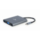 Adapter USB-C Hub HDMI USB-C PD VGA USB 3.0 Audio Card 