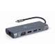 Adapter USB-C Hub USB-C PD GbE VGA HDMI 3xUSB 3.1 card audio 