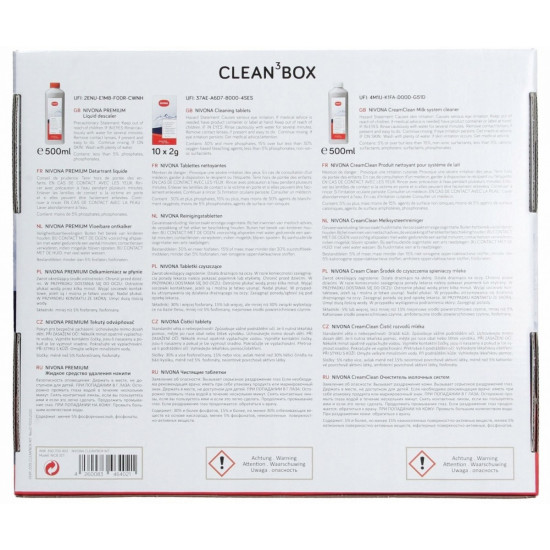 Zestaw do konserwacji ekspresów - Clean3Box 