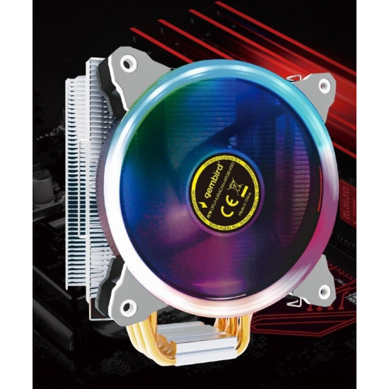 Chłodzenie CPU Huracan 12cm 150W 4-pin multicolor LED