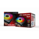 Chłodzenie CPU Huracan 12cm 100W 4-pin multicolor LED