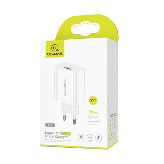 Ładowarka sieciowa T22 1xUSB 18W QC 3.0 
