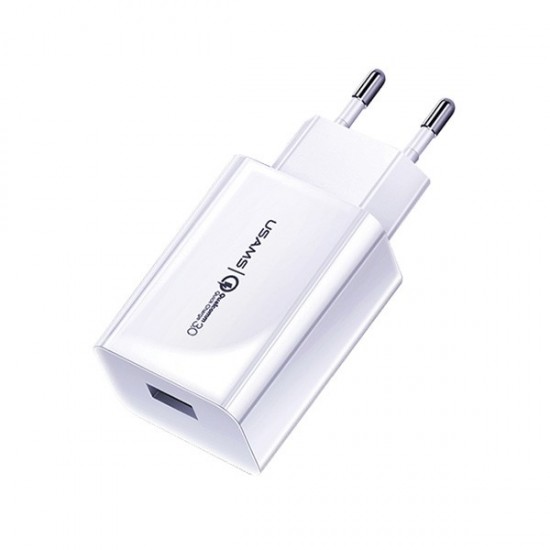 Ładowarka sieciowa T22 18W QC 3.0 kabel USB-C 