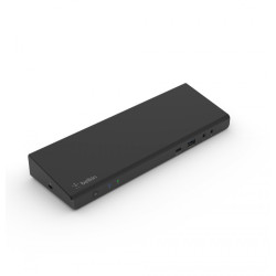 Stacja dokująca USB C Display Link, obsługa trzech wyświetlaczy do 4K, HDMI, DP, USB C, USB A, GbE, Audio, PD 85w, kompatybilność z Mac/PC/Chrome
