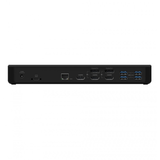 Stacja dokująca USB C Display Link, obsługa trzech wyświetlaczy do 4K, HDMI, DP, USB C, USB A, GbE, Audio, PD 85w, kompatybilność z Mac/PC/Chrome