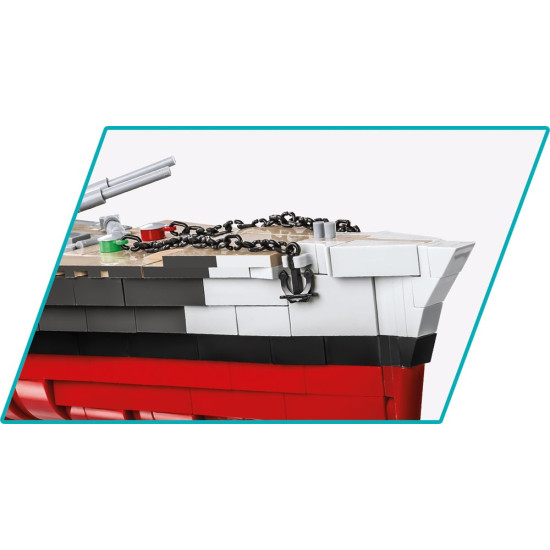 Klocki Historical Collection Battleship Tirpitz 2810 elementów