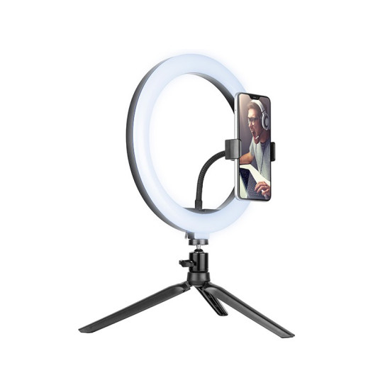 Lampa pierścieniowa Ring 26 cm z mini statywem 