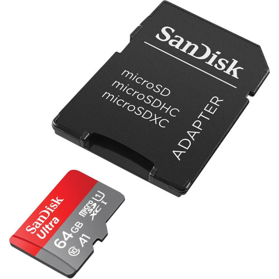 Karta Ultra microSDXC 64GB 140MB/s A1 + Adapter SD 