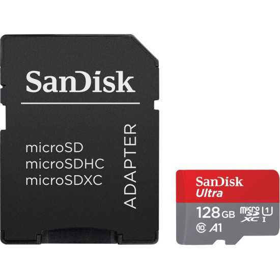 Karta Ultra microSDXC 128GB 140MB/s A1 + Adapter SD 