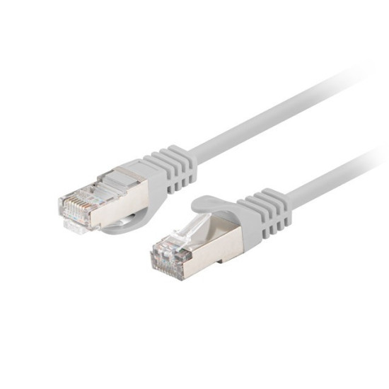 Patchcord kat.6 FTP 0.5M 10-pack fluke passed szary
