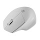 Mysz bezprzewodowa Siskin 2 1600 DPI Bluetooth 5.0 + 2.4GHz, biała