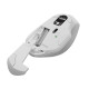 Mysz bezprzewodowa Siskin 2 1600 DPI Bluetooth 5.0 + 2.4GHz, biała