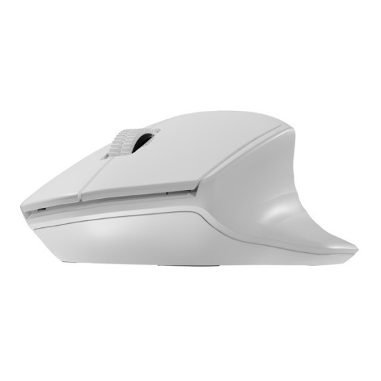 Mysz bezprzewodowa Siskin 2 1600 DPI Bluetooth 5.0 + 2.4GHz, biała