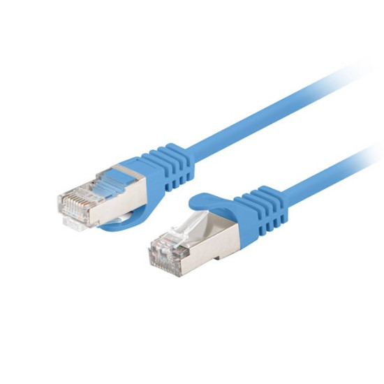 Patchcord kat.6 FTP 1M 10-pack fluke passed niebieski