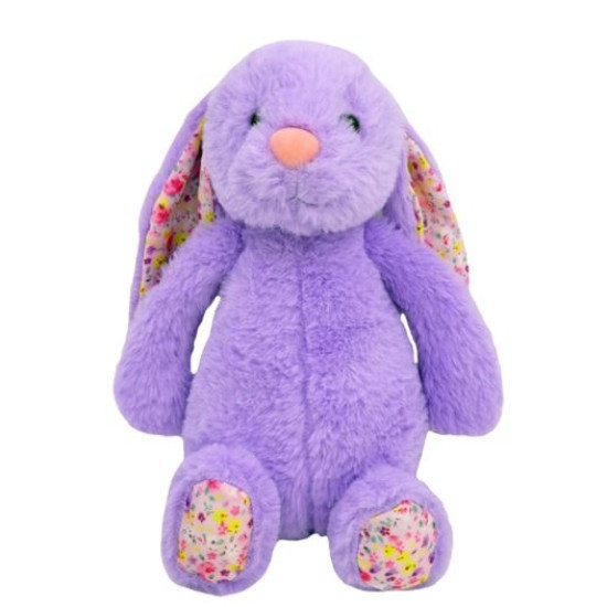 Maskotka Króliczek Michaś fioletowy 25 cm
