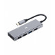 Adapter HUB USB C 7w1 - HDMI, USBx3, PD, SD/TF