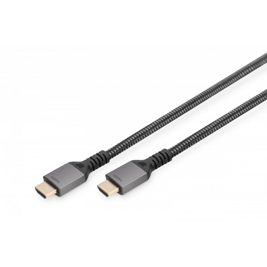 Kabel Premium połączeniowy HDMI 2.1 Ultra HighSpeed 8K60Hz UHD Typ HDMI A/A M/M 3m Czarny 