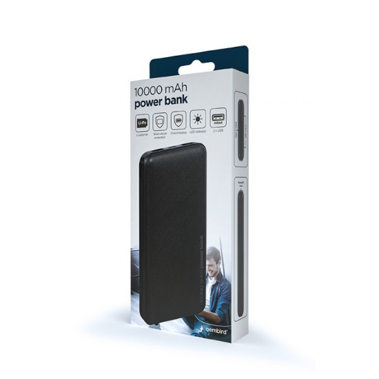 PowerBank 10 000 mAh czarny