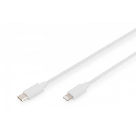 Kabel do transmisji danych/ładowania USB C/Lightning MFI 2m Biały