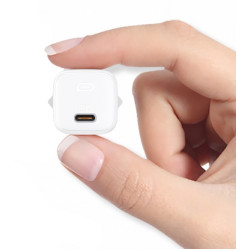PA-B1 White Omnia Mini ładowarka sieciowa 1xUSB-C Power Delivery 20W 3A