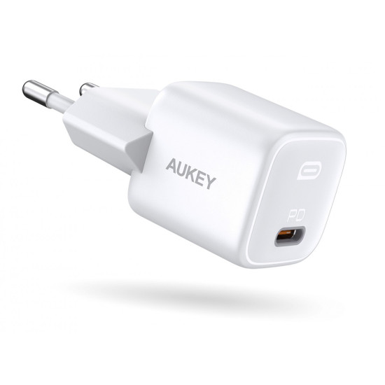 PA-B1 White Omnia Mini ładowarka sieciowa 1xUSB-C Power Delivery 20W 3A