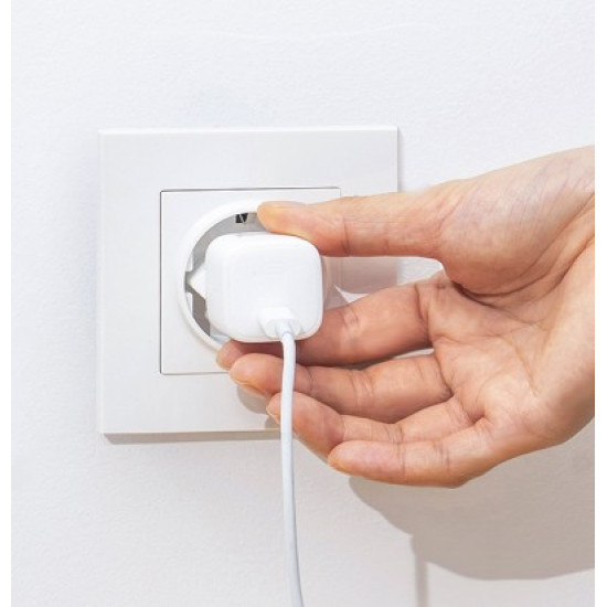 PA-B1 White Omnia Mini ładowarka sieciowa 1xUSB-C Power Delivery 20W 3A