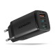 ACU-DPQ65 Ładowarka sieciowa, GaN 65W, 3x port (USB-A + dual USB-C), PD3.0/QC4+/PPS/Apple