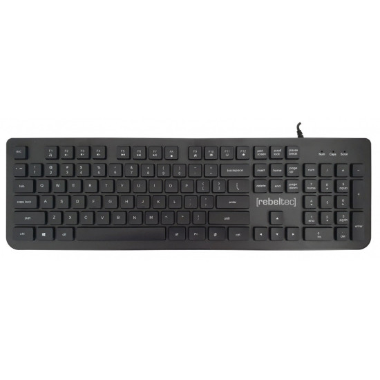 Klawiatura USB Full size Solidero Funkcje multimedialne 