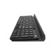 Klawiatura Felimare US bluetooth + 2.4GHz Slim, uchwyt na        telefon/tablet czarna 