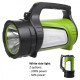 Latarka akumulatorowa 3w1 szperacz LED USB MCE345 