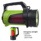 Latarka akumulatorowa 3w1 szperacz LED USB MCE345 