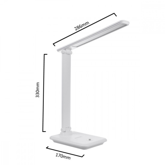 Lampka biurkowa LED 9W MCE614W Biała 