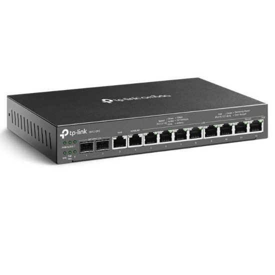Router VPN Gigabit PoE+ Omada 3-w-1 ER7212PC 