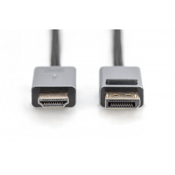 Kabel adapter DisplayPort - HDMI 4K 30Hz DP/HDMI M/M 3m