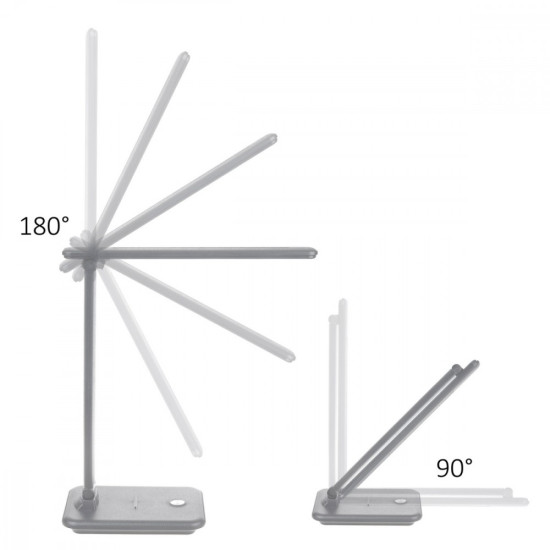 Lampka biurkowa LED 9w z ładowarką Qi MCE616W 