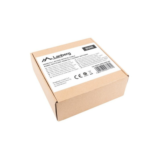 Kabel HDMI M/M v2.1 80M 8K czarny optyczny AOC 