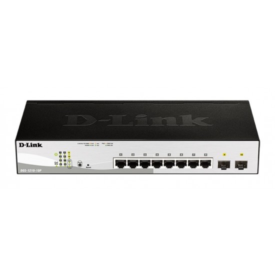 Przełącznik DGS-1210-10P Switch 8GE PoE 2SFP Przełącznik DGS-1210-10P Switch 8GE PoE 2SFP